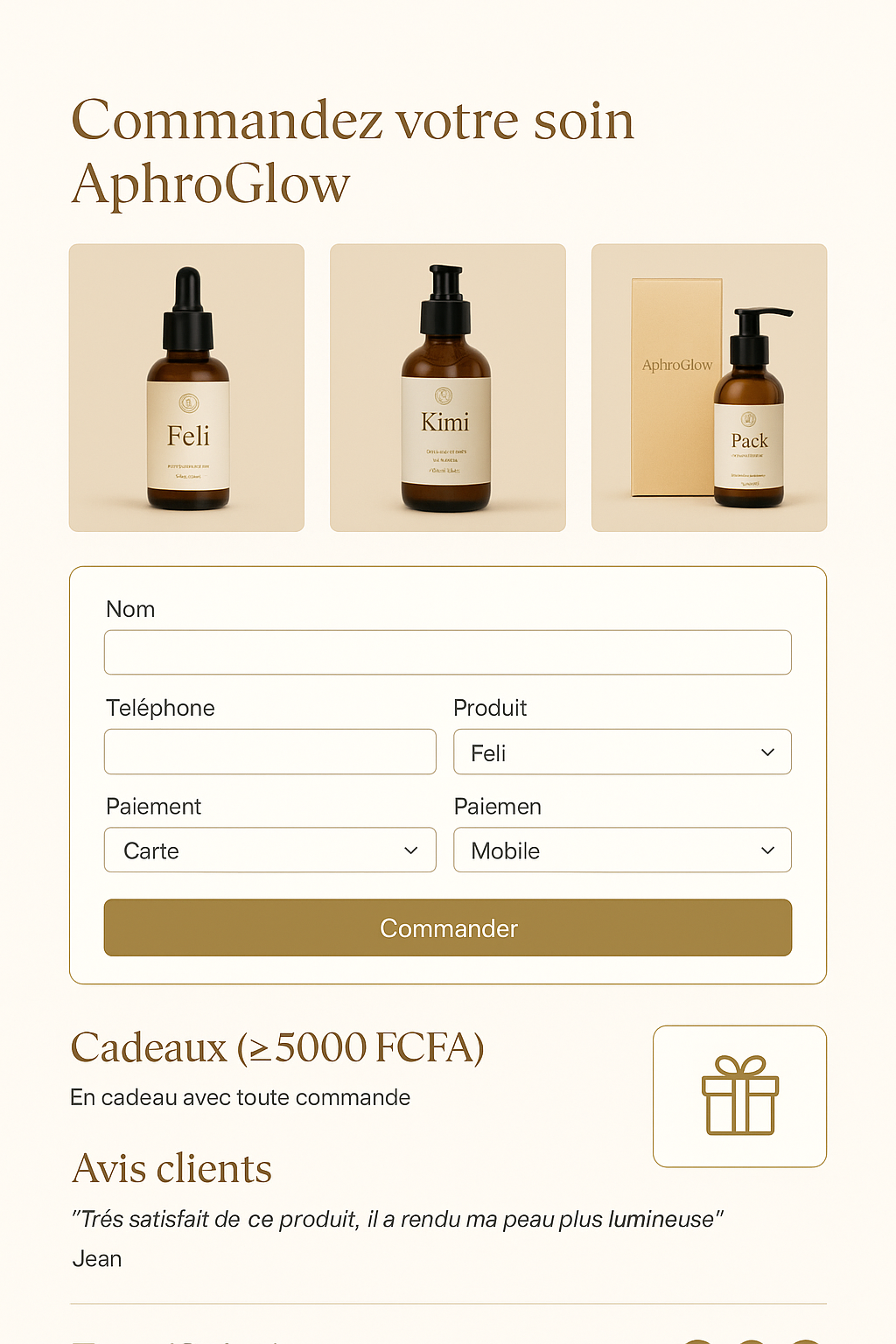 Kimi - lotion AphroGlow